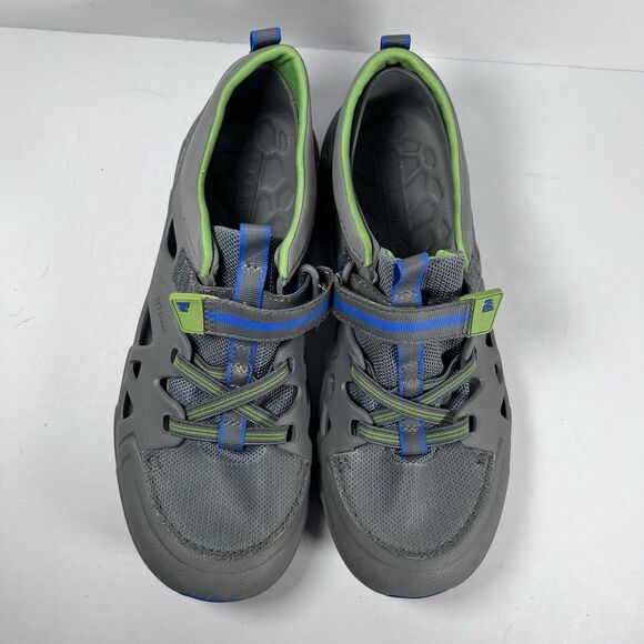 Merrell Hydro 2 Grey/Blue Outdoor Trail Water Shoes Hook and Loop Boys 6W - Picture 6 of 8